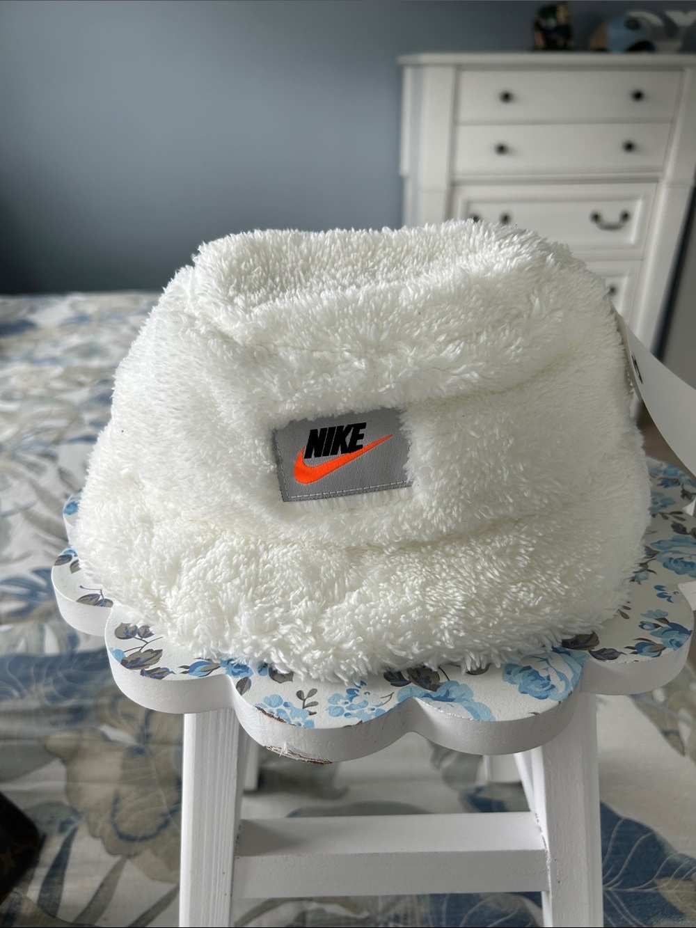 Child’s Faux Fur Nike bucket hat